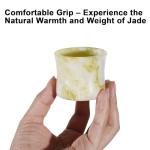 Natural Jade Shot Glasses – Set of 2