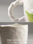 Cute Floral Ceramic Coffee Mugs with Handle