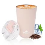 Pink Insulated Coffee Tumbler - 12 OZ