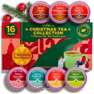 Gya Tea Co Christmas Gift Set - 16 Assorted Pods