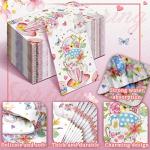 200 Pcs Floral Disposable Tea Party Napkins