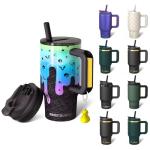 16 oz Stainless Steel Travel Tumbler with Straw