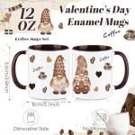 Gnome Coffee Mugs - 2 Pack Ceramic Cups