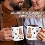 Gnome Coffee Mugs - 2 Pack Ceramic Cups