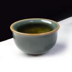 Mini Porcelain Teacup Set of 4 Green