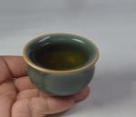 Mini Porcelain Teacup Set of 4 Green