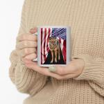 American Wolf Design Coffee Mug - 11oz