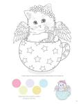 Kittens Coloring Book with 32 Adorable Designs
