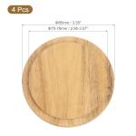 Bamboo Drink Cup Lids – Set of 4