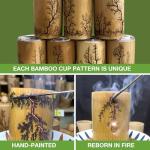 Natural Bamboo Tea Cup with Stainless Steel Liner