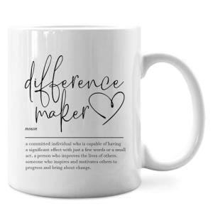Funny Difference Maker Coffee Mug - 11 Ounce
