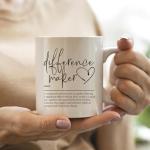 Funny Difference Maker Coffee Mug - 11 Ounce