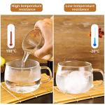 Glass Tea Cup with Infuser and Lid, 12oz