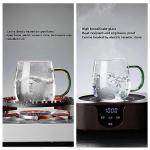 Clear Glass Coffee Mug with Handle - 16 oz