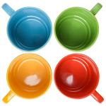 Snoopy Stackable Stoneware Mugs with Metal Rack