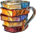3D Painted Book Coffee Mug for Readers