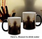 Color-Changing Halloween Zombie Coffee Mug