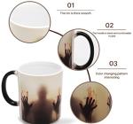 Color-Changing Halloween Zombie Coffee Mug