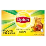 Lipton Decaf Black Tea Bags, 50 Count