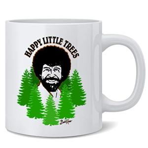 Bob Ross Happy Little Trees Coffee Mug 12oz