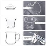 Clear Borosilicate Glass Tea Infuser Mug