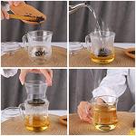 Clear Borosilicate Glass Tea Infuser Mug