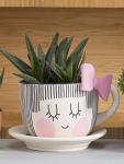 DIY Teacup Planter Set with Saucer - 6 Pack