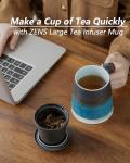 Ceramic Tea Cup with Infuser and Lid