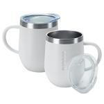 Insulated Stainless Steel Coffee Mug Set - 12 oz