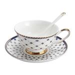 Royal Blue Star-night Teacup and Saucer Set