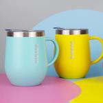 Insulated Stainless Steel Coffee Mug Set - 12 oz