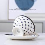 Royal Blue Star-night Teacup and Saucer Set