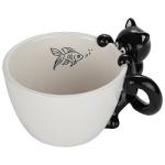 Cute 3D Black Cat Mug for Coffee & Tea
