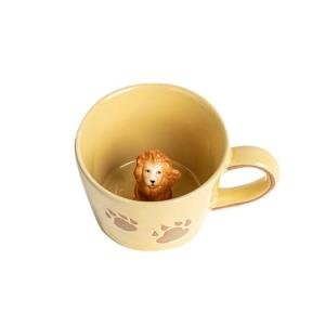 Cute Lion 3D Ceramic Coffee Mug 12 OZ