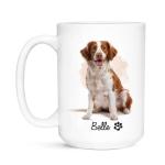 Personalized Brittany Spaniel Coffee Mug Gift