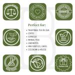 Set of 6 Rustic Earthenware Chai Coffee Mugs