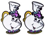 Beauty and the Beast Tea Cup Earrings