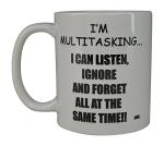 Funny Multitasking Coffee Mug - Great Gift Idea