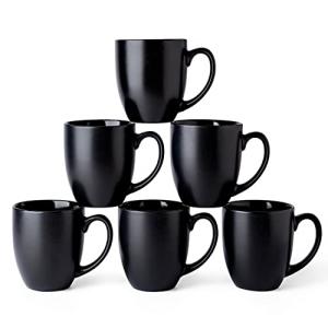 Set of 6 Large Ceramic Coffee Mugs