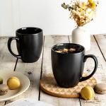 Set of 6 Large Ceramic Coffee Mugs