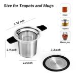 Stainless Steel Loose Leaf Tea Infuser with Handles