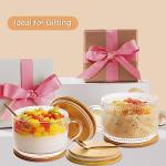 Vintage Glass Coffee Mugs Set of 4 with Lids