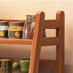 Wicker-Look Bamboo Coffee Mug Organizer