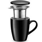 Godinger Tea Cups with Lid and Infuser, Set of 2