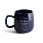 Grateful Thankful Blessed Inspirational Ceramic Mug
