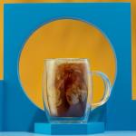 JoyJolt Double Wall Glass Mugs Set of 2