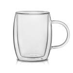 JoyJolt Double Wall Glass Mugs Set of 2