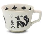 Fox Design Ceramic Coffee Mug, 12 oz