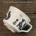 Fox Design Ceramic Coffee Mug, 12 oz
