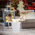 Deluxe White 8-Ounce Coffee Cup and Tea Mug